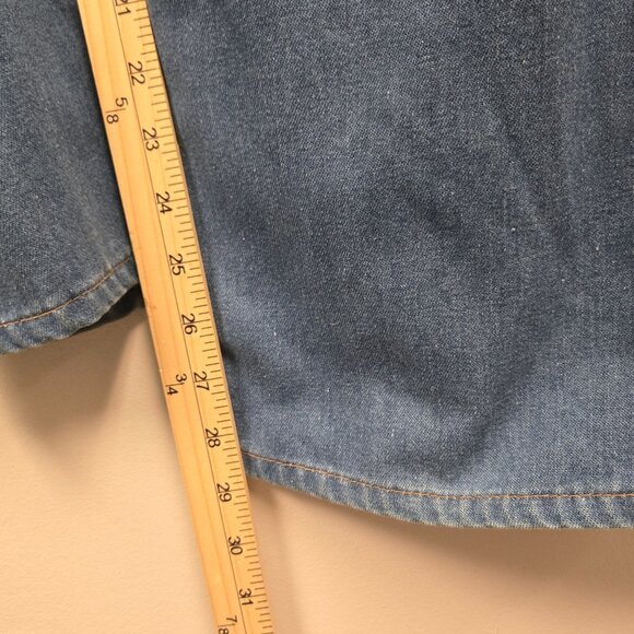 Levis Vintage 517 32x29  Bootcut Jeans Mens Blue Denim Straight Leg - Picture 11 of 15